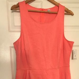 Cute Neon Coral-Pink 💕 Bubble Skirt Shift Dress